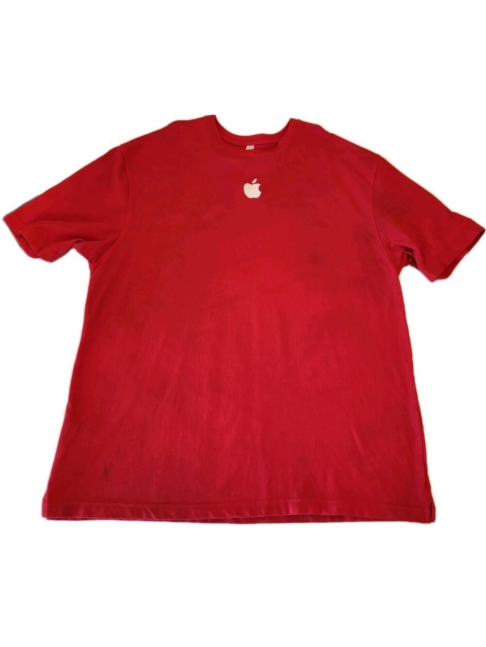 Apple Store Employee T-Shirt Adult Sz 3XL Rare Red Embroidered Logo Uniform